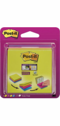 Post-It 3M Samolepicí kostka Multi POST-IT_ Super Sticky (2014-SC-BYFG), 76x76 mm, 4x75 záložek, různé barvy