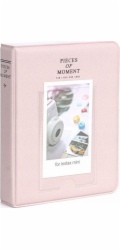 LoveInstant Fotoalbum 64dílné pro Fujifilm INSTAX Mini 12 11 40 9 8 7s EVO LiPlay Link 2 SE / Pastelově růžová