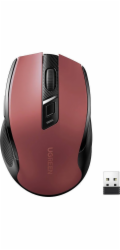 Ugreen Bezdrátová myš UGREEN MU006 2,4 GHz + Bluetooth 5.0 (červená)