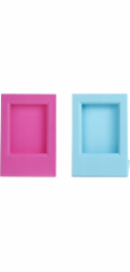 LoveInstant Rámeček 2x + fotobox pro FUJIFILM INSTAX Mini 12 11 9 8 7s 70 90 50 40 EVO LiPlay Link 2 SE / růžová a modrá