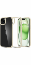 Spigen Ultra Hybrid, němá béžová - iPhone 15 Plus