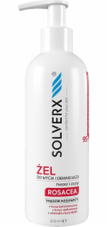 Solverx Rosacea Čisticí a odličovací gel na obličej a oči pro rosaceu 200 ml