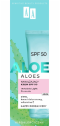 AA Aloe Hydratační krém na obličej SPF50 40ml