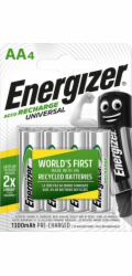 Energizer Dobíjecí univerzální baterie AA / R6 1300mAh 4 ks.