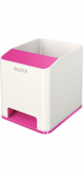 Staples Kalíšek na tužky LEITZ WOW bílý/metalicky růžový