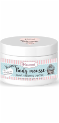 Nacomi tělová pěna Malinový cupcake 180ml