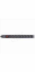 Alantec PZ081U3M napájecí prodlužovačka 3 m 8 AC zásuvky / AC zásuvek Vnitřní Černá