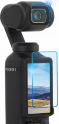 SunnyLife Sada ochranných krytů 2x pro displej a kryt objektivu pro DJI Osmo Pocket 3 / Op3-bhm717-2