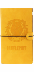 Harry Potter Harry Potter - Hufflepuff kožený cestovní zápisník 12x19,6 cm (žlutý)