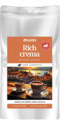 4Swiss čerstvě pražená kávová zrna Swiss Rich Crema 500 g
