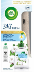 Air Wick Automatický osvěžovač vzduchu Air Wick Active Fresh s vodní bázi a náplní Bavlníkový květ 228 ml