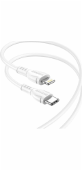 NoName USB kabel USB-C - Lightning 1 m bílý (KABAV1161)