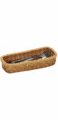 Kesper Košík na příbory , servírovací nádoba, hnědá, 28 x 11,5 cm, Kesper