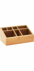 Eleganza Bambusový kosmetický organizér , 17 x 10 x 8 cm