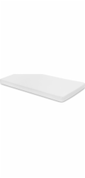 Sensillo Jersey Deluxe prostěradlo bílé 160x80