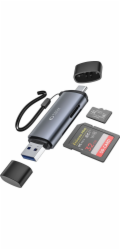 Tech-Protect Čtečka karet Čtečka karet Tech-Protect Ultraboost SD/microSD šedá
