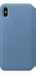 Apple Kožený kryt Folio pro iPhone XS Max – chrpově modrý