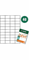 Biurfol ETIKETY A4 IGEPA 52,5 X 29,7 MM BÍLÉ (100 ks)