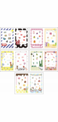 LoveInstant Sada 10 samolepek a rámečků pro Fuji Instax Mini 99, 12, 11 a 40 Evo LiPlay Link