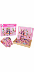 LeanToys Vzdělávací magnetická sada puzzle s motivem pro panenky