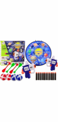 LeanToys Arkádová hra Štít Zbraně Šipky Míčky Vesmír