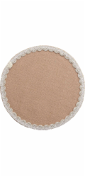 Douceur d`Interieur Interior Design Juta prostírání DARLA, O 38 cm