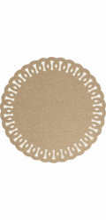 Douceur d`Interieur Interior Design GUIRLANDE podložka na stůl, třpytky, O 38 cm
