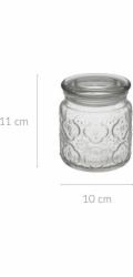 5five Skleněná nádoba DOLCE s víčkem, 450 ml