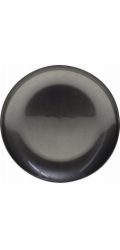 Secret de Gourmet Dezertní talíř ANIA BLACK, sklo, O 21 cm, černý
