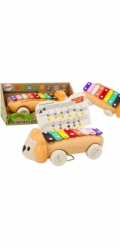 LeanToys Činely na kolečkách Dětský nástroj Barevný vzdělávací