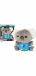 LeanToys Interaktivní hračka s projektorem koala , šedá