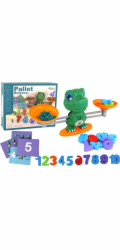 LeanToys Vzdělávací hračka s dinosaurem v měřítku, matematické operace