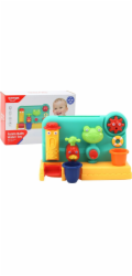 LeanToys hračka do koupele pro děti - fontána, žába, mlýnek, kohoutek