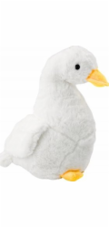 LeanToys Plyšová kachna - maskot husa bílá, , 30 cm