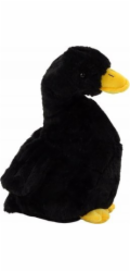 LeanToys Plyšová kachna maskot černá husa 30 cm