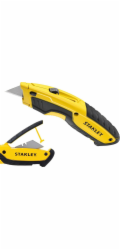 Stanley Univerzální skládací nůž N? + 3bodový posuvný horní díl, gumový, 10-499