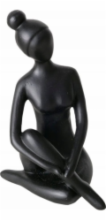 Boltze Dekorativní figurka Yoga, žena, 10 cm
