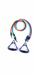 Spokey Tubing Backer II různé úrovně odporu v vícebarevné sadě 3 kusů.