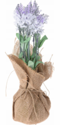 Home Styling Collection Kolekce pro styling domácnosti Umělá rostlina v jutovém sáčku, 26 cm
