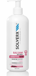 Solverx SOLVERX Sensitive Skin tělové mléko pro citlivou pleť 400ml - pumpička