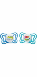 Chicco 156436 PHYSIO LIGHT silikonový dudlík 16-36 měsíců 2 ks modrý