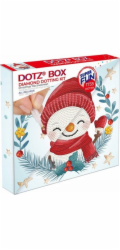 DIAMOND DOTZ DIAMOND DOTZ DOTZ BOX VÁNOČNÍ TRIO SNĚHULÁK