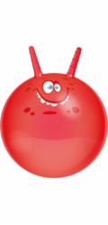 Eddy Toys skákací míč s rohy 45 cm - červený