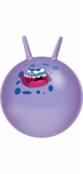 Eddy Toys skákací míč s rohy 45 cm - fialový
