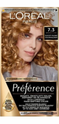 L OREAL L'OREAL L'OREAL Preference barva na vlasy 7.3 Zlatavá blond