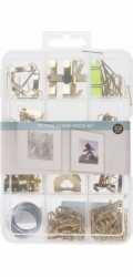 Home Styling Collection Sada háčků a hřebíků pro zavěšení obrazů, 202 kusů