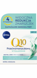 Nivea Q10 extra lehký vyhlazující denní krém proti vráskám pro smíšenou pleť SPF 15 50ml