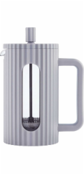 Klausberg pístový nálevník na kávu/čaj s objemem 600 ml Klausberg KB-7747 šedý