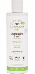 Alphanova Bebe Bio* 2 v 1 dětský šampon 200ml