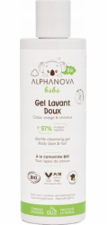 Alphanova Bebe Bio* Jemný čisticí gel pro miminka 2 v 1 200 ml
